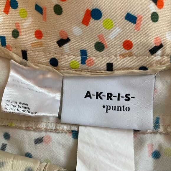 Akris Punto Franca Ankle Pants in Memphis Bell Air Print Size 8 - Picture 4 of 5